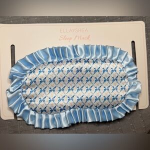 Ella & Shea Blue Satin Sleep Mask
